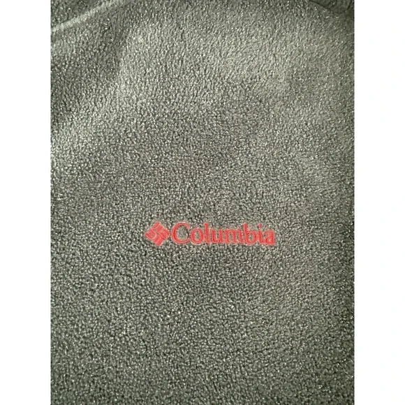 Columbia Georgia Bulldogs Fleece Vest Men's 2XL Black Full Zip Sleeveless - Picture 5 of 13